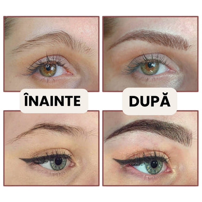 NaturaBrow (1+1 Liber) - Stilou natural pentru sprâncene