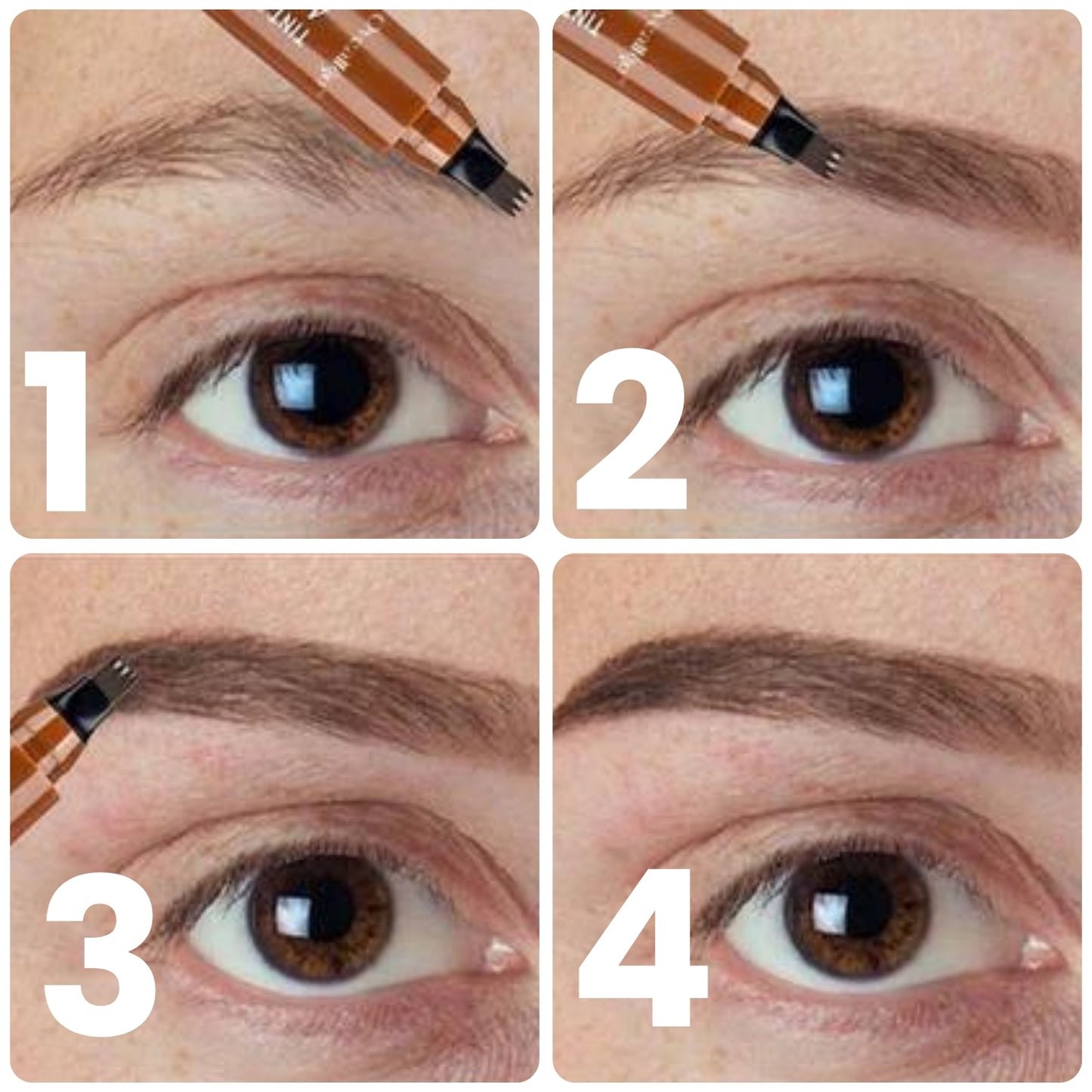NaturaBrow (1+1 Liber) - Stilou natural pentru sprâncene