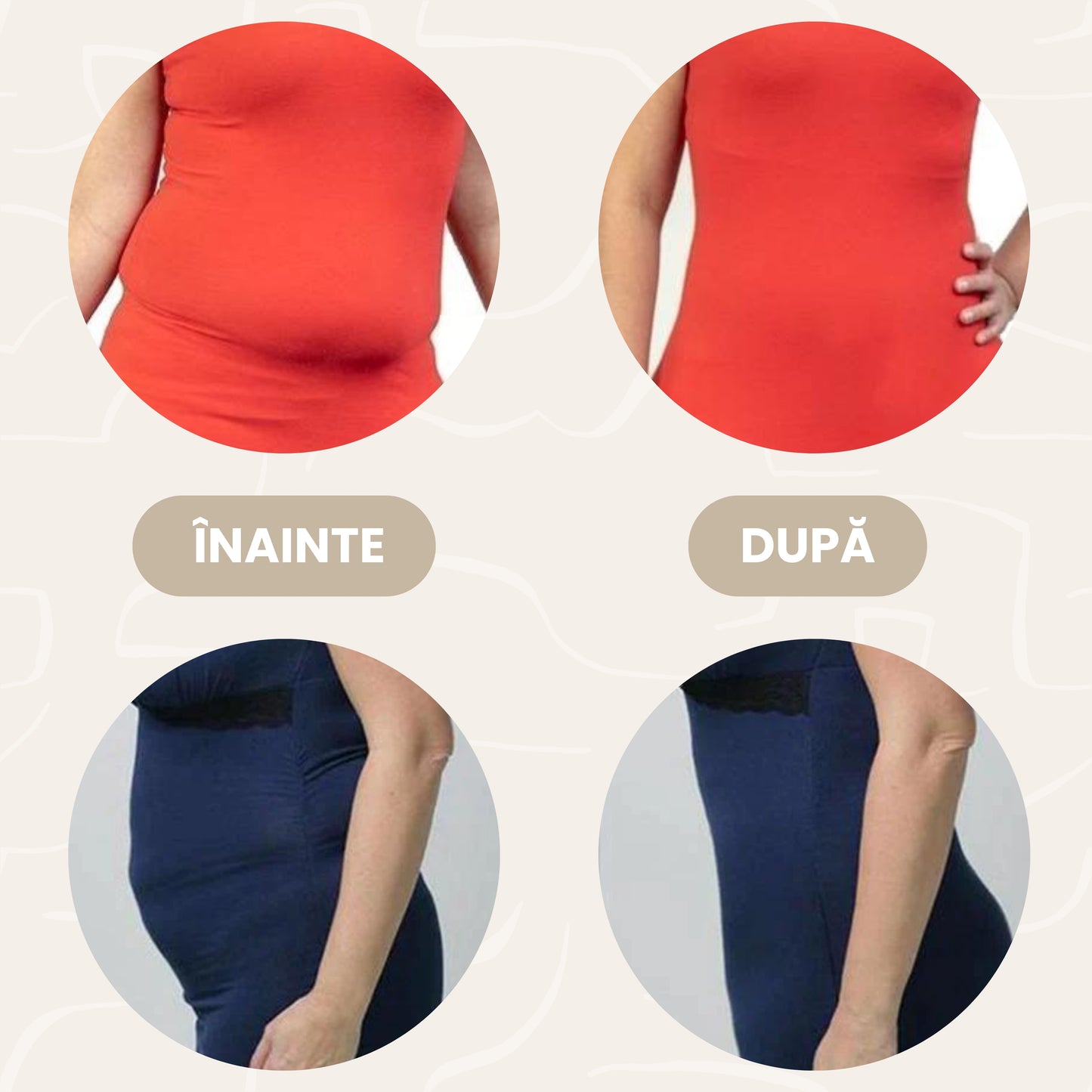 PureForm - Chiloți cu talie înaltă (Set de 3)