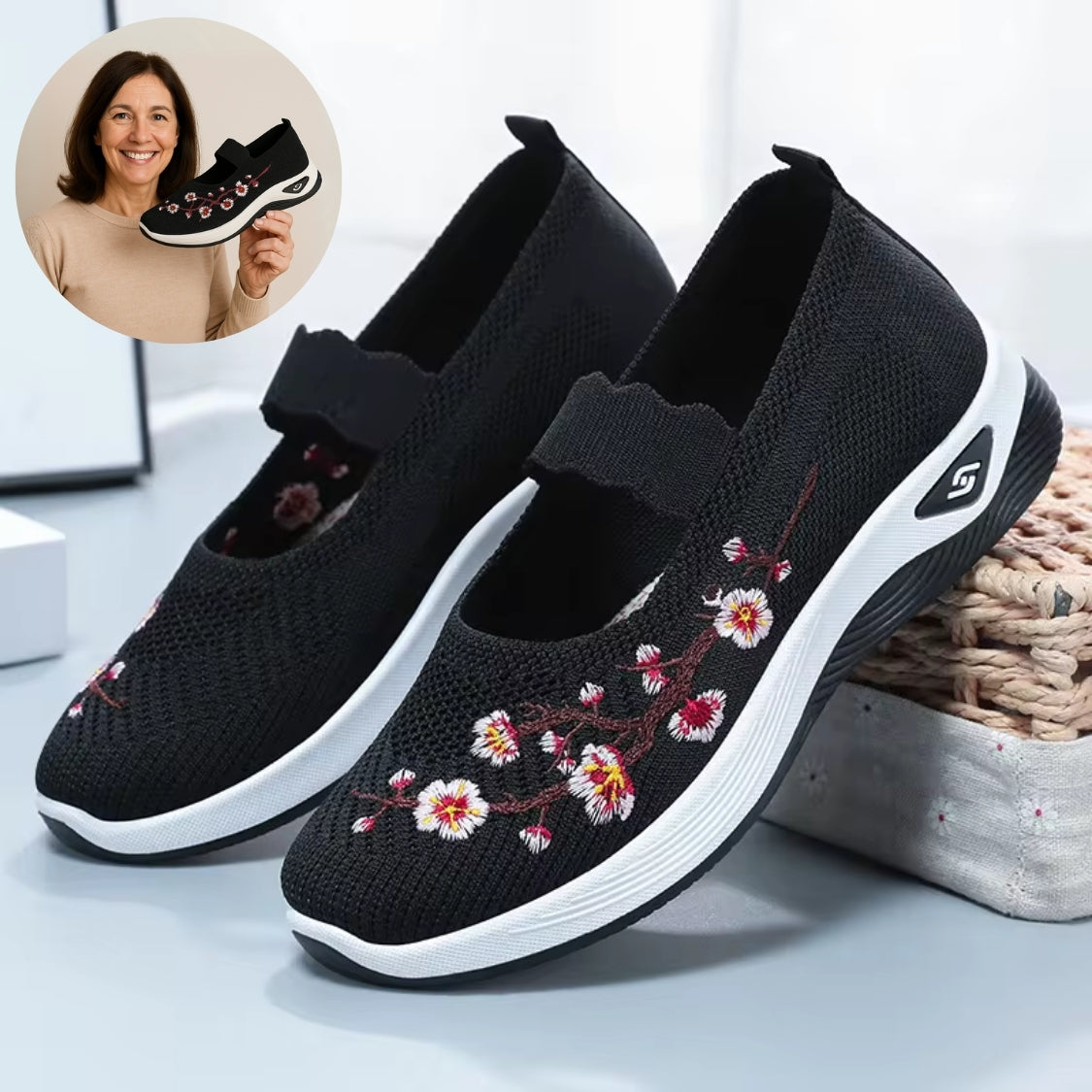 Eva - Pantof ortopedic confortabil pentru femei